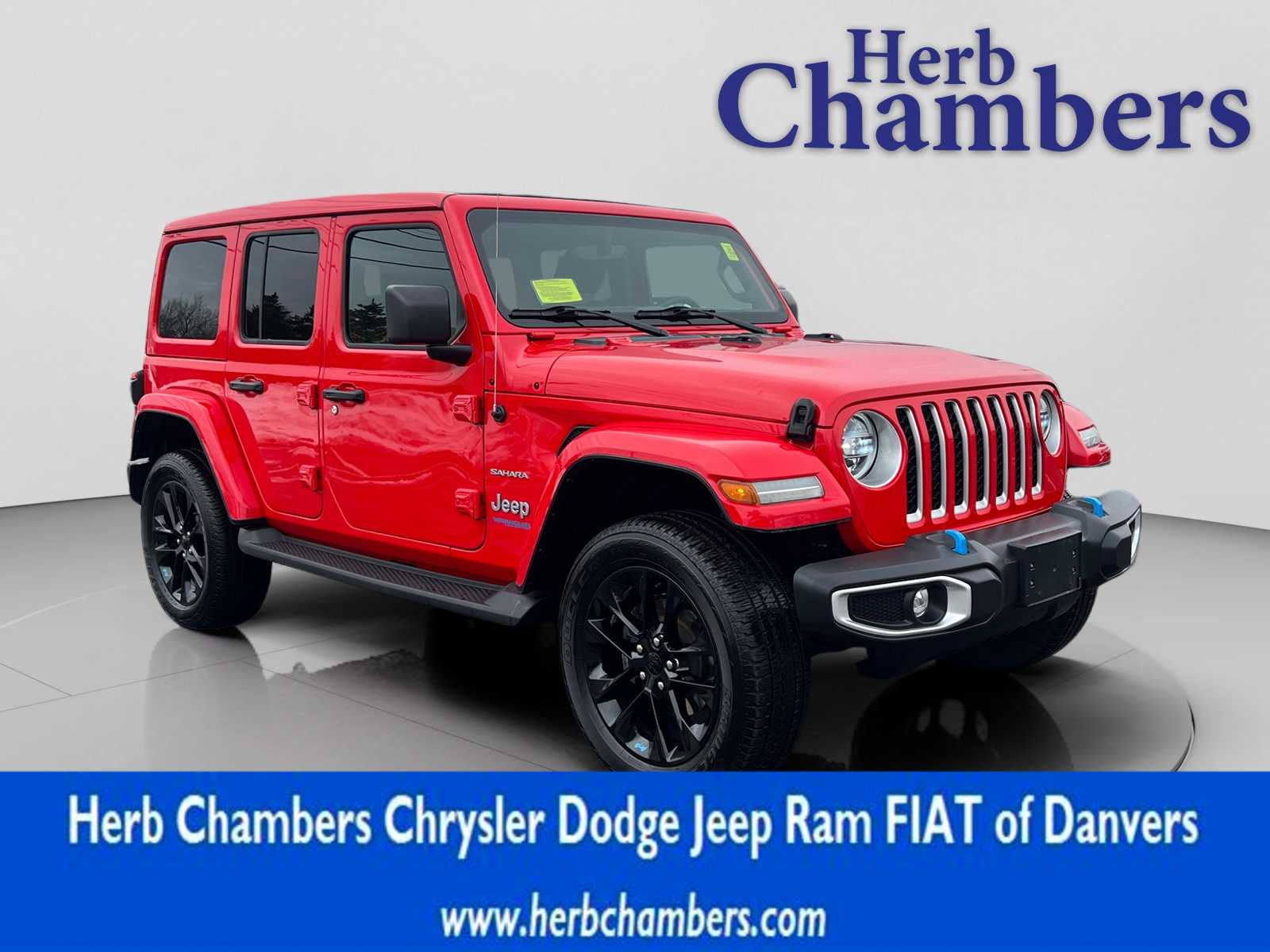 used 2022 Jeep Wrangler Unlimited 4xe car, priced at $28,497