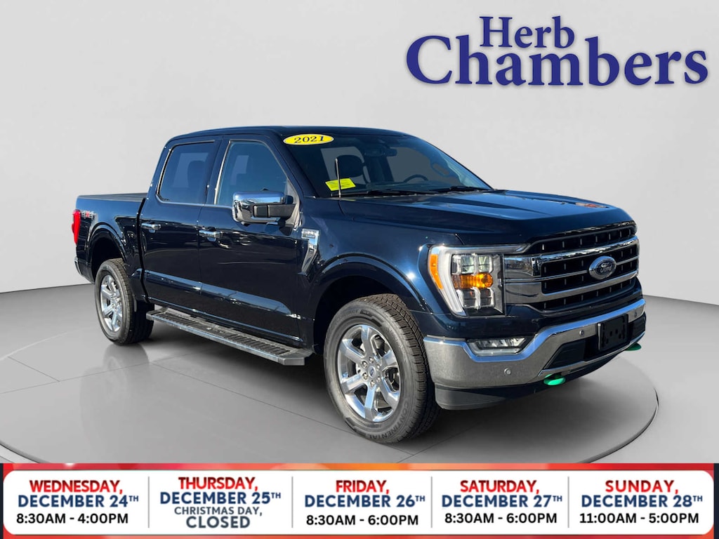 Used 2021 Ford F-150 Lariat 4WD Supercrew 5.5 Box Truck