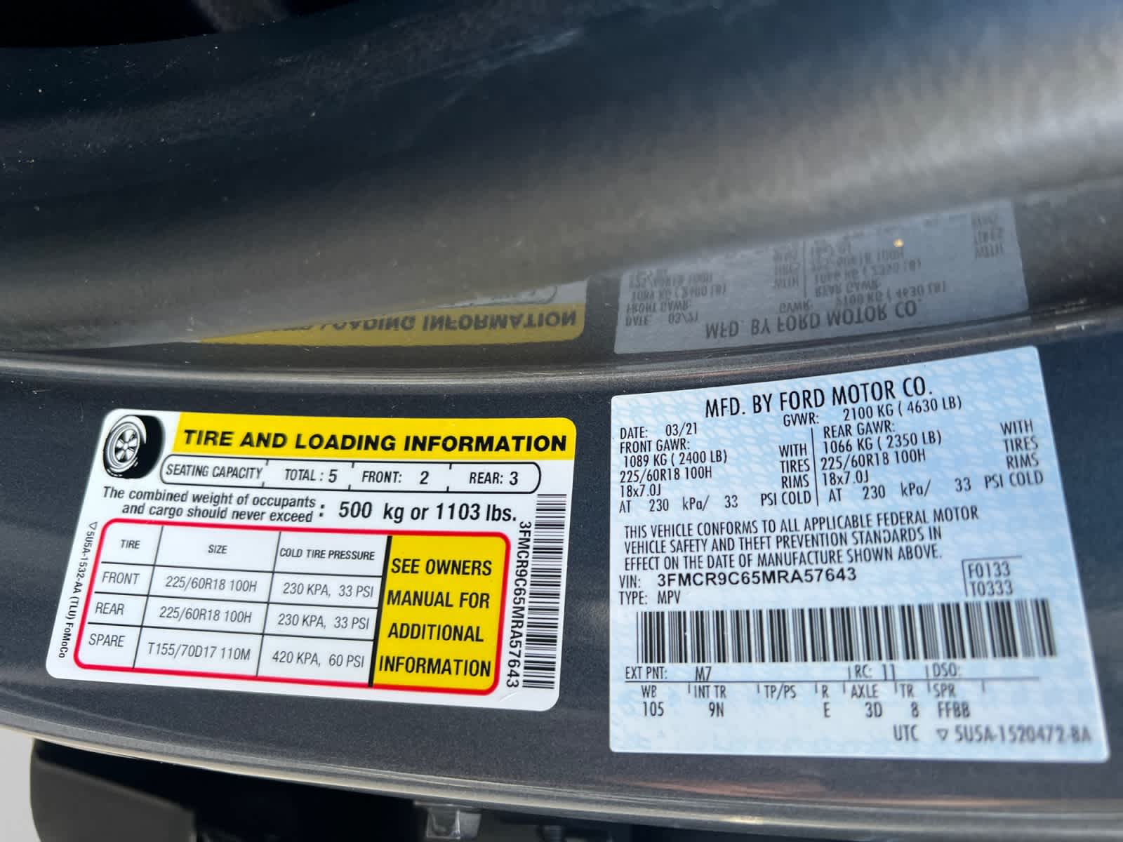 used 2021 Ford Bronco Sport car, priced at $20,497