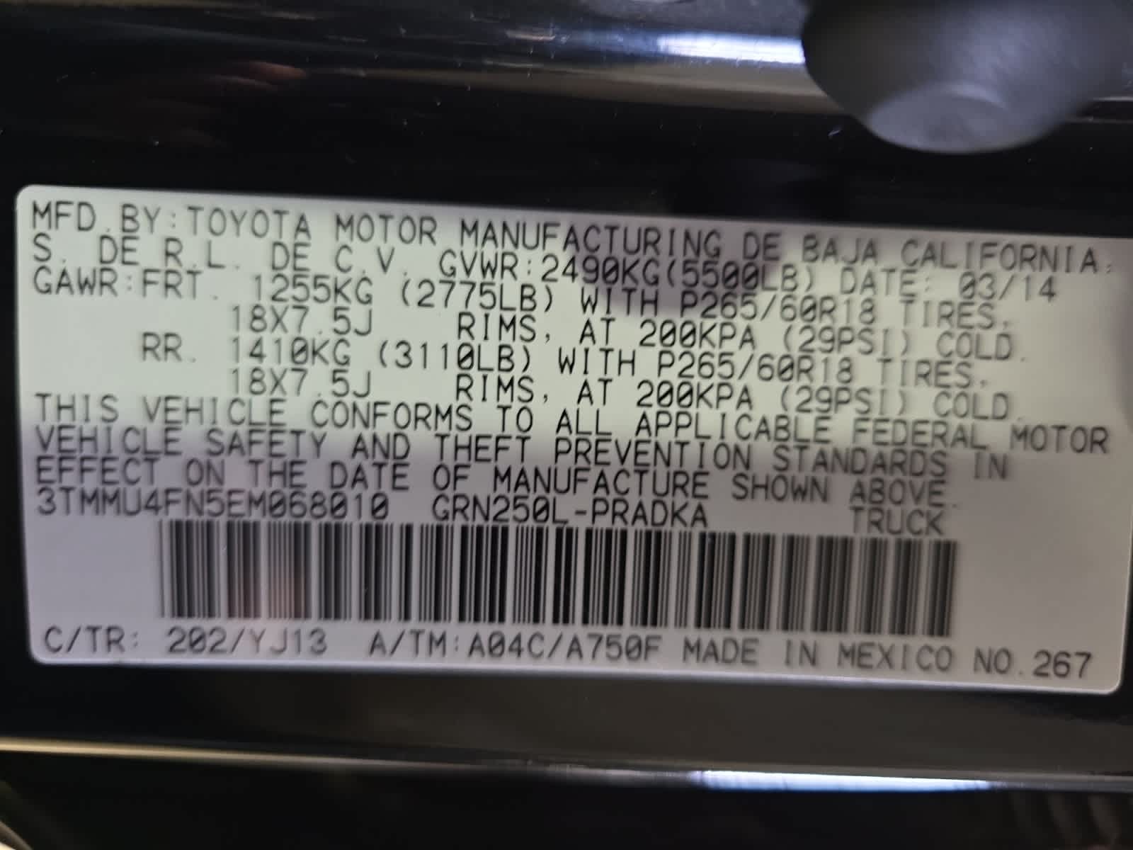 used 2014 Toyota Tacoma car, priced at $22,087