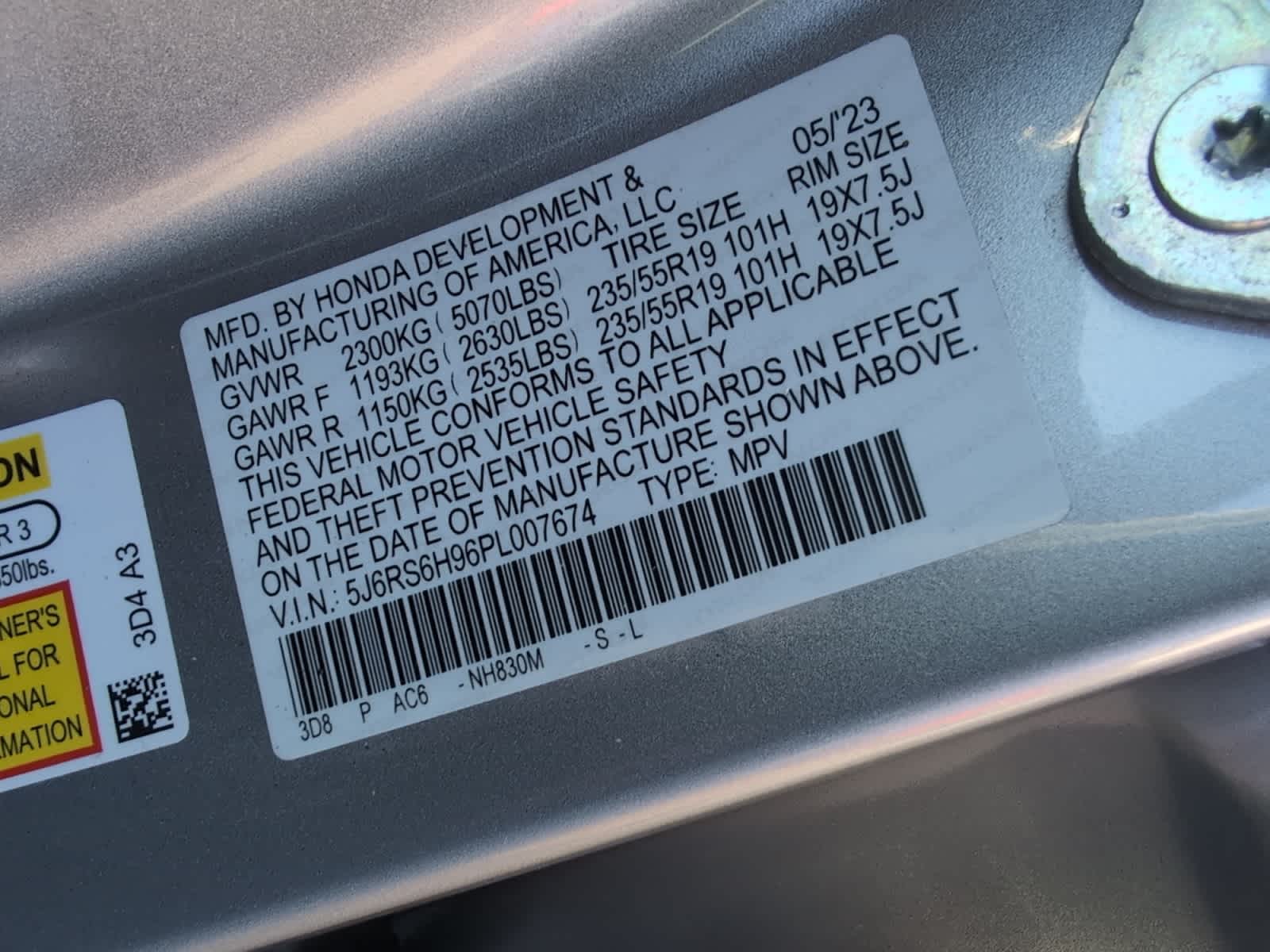 used 2023 Honda CR-V Hybrid car, priced at $30,967