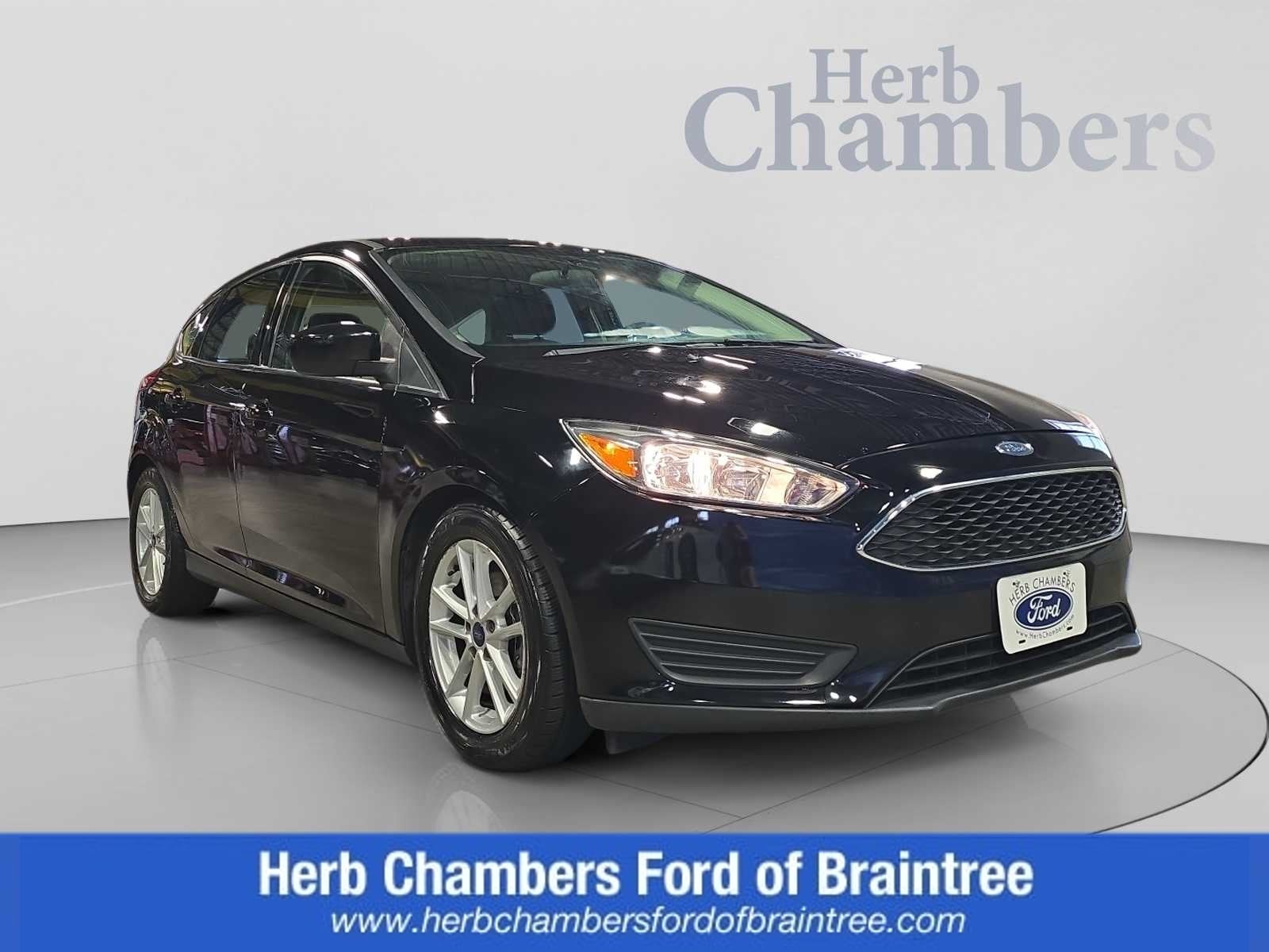 Shadow Black 2018 Ford Focus Hatchback Front-Wheel Drive Automatic