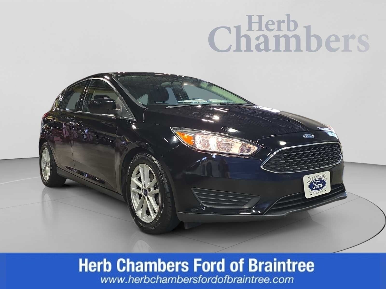 Shadow Black 2018 Ford Focus Hatchback Front-Wheel Drive Automatic