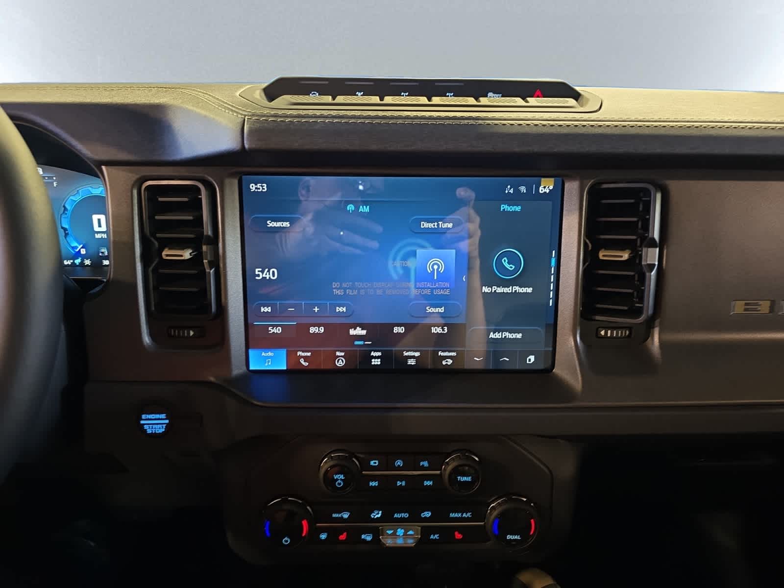 new 2025 Ford Bronco car, priced at $68,095