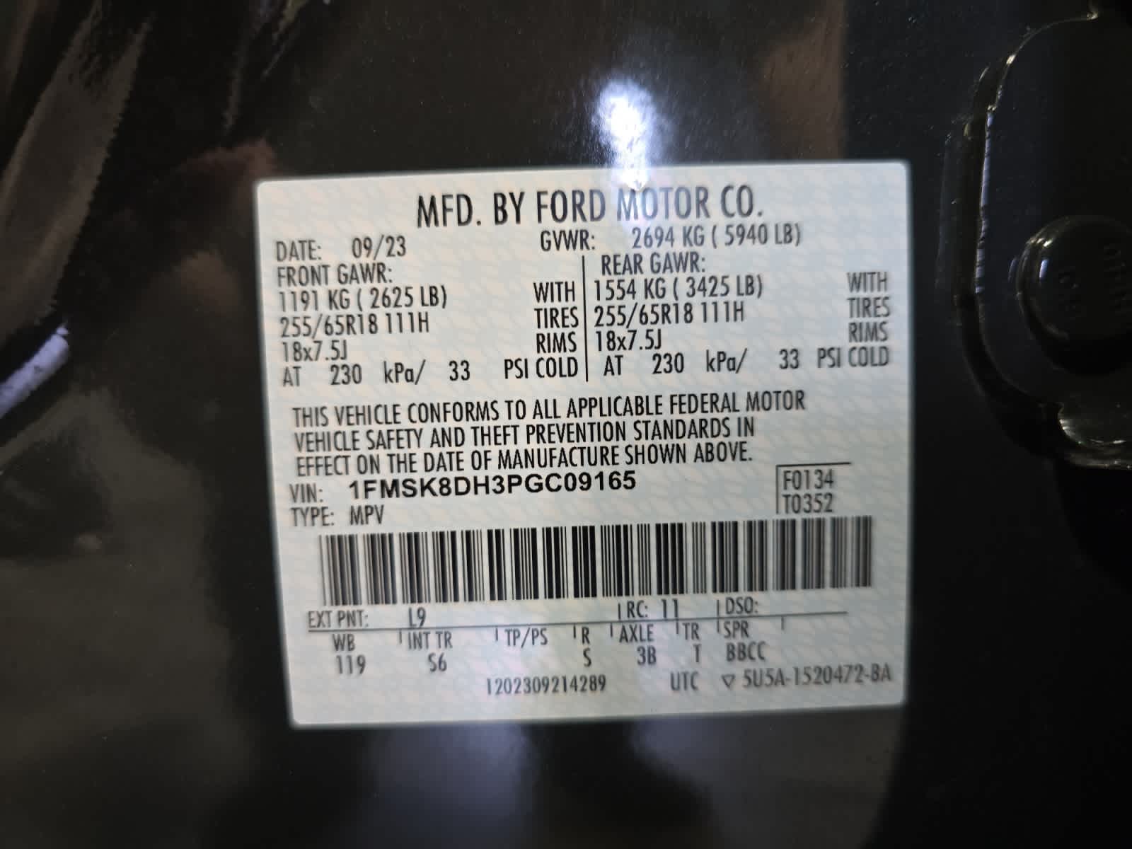 used 2023 Ford Explorer car, priced at $34,088