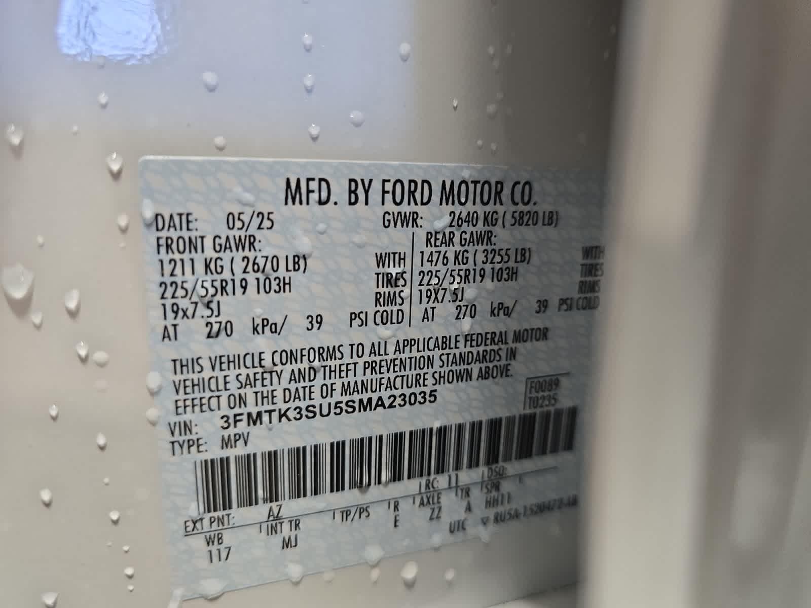 new 2025 Ford Mustang Mach-E car, priced at $53,995