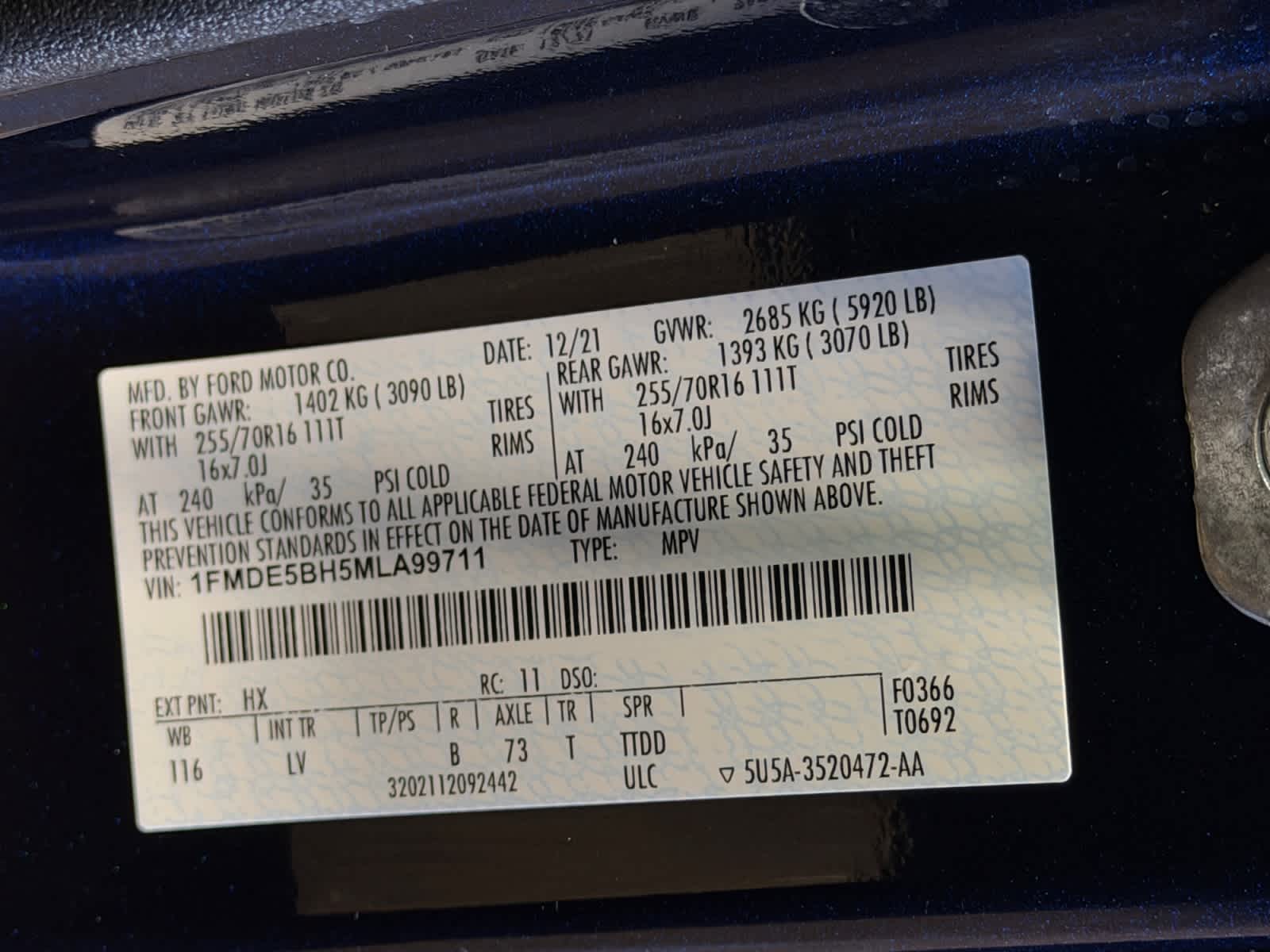 used 2021 Ford Bronco car, priced at $35,392