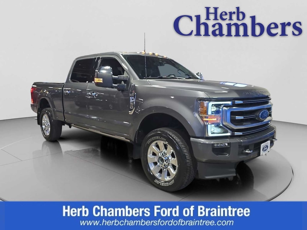 Used 2021 Ford F-250 Platinum 4WD Crew Cab 6.75 Box Truck Crew Cab