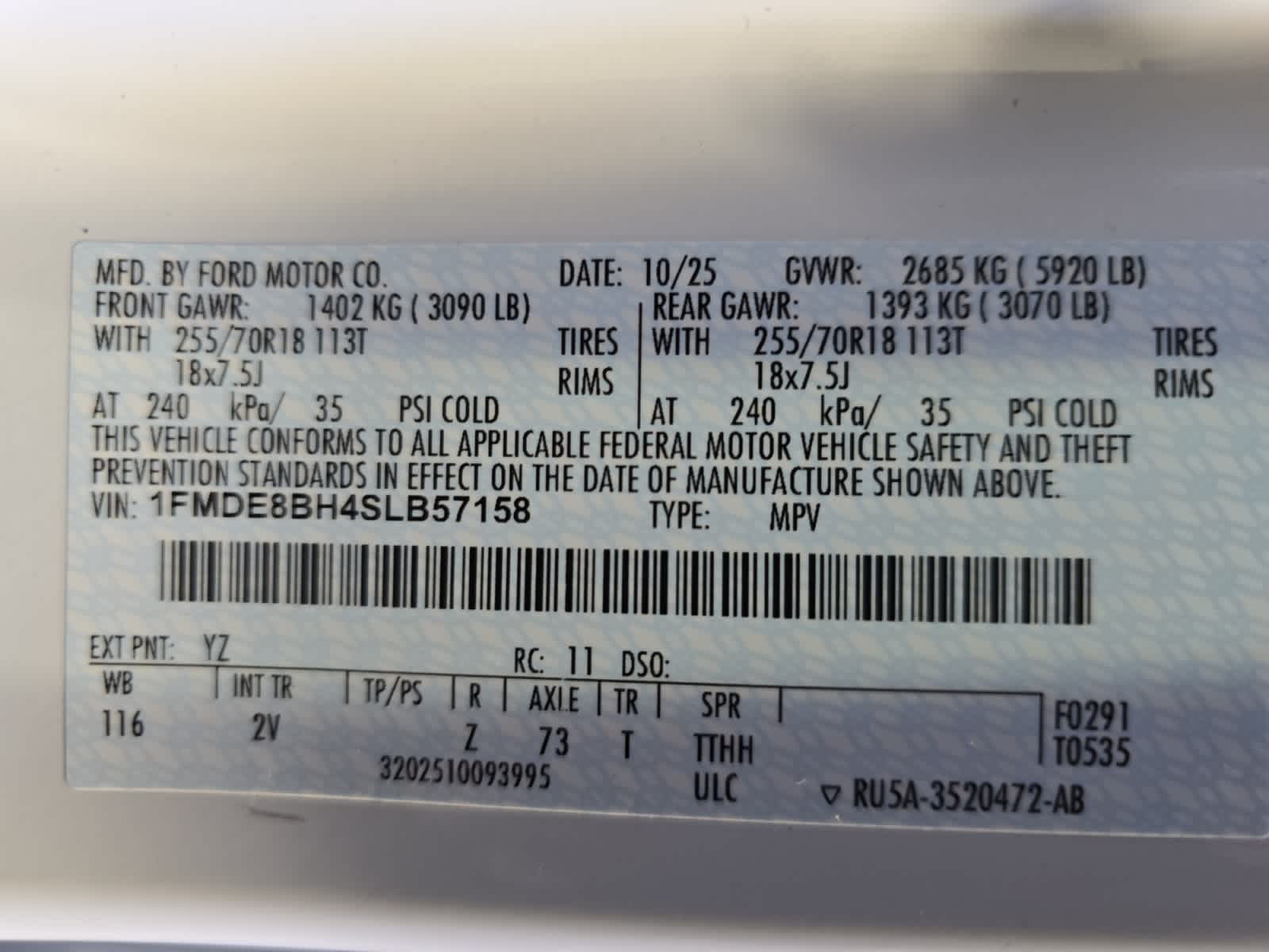 new 2025 Ford Bronco car, priced at $48,295