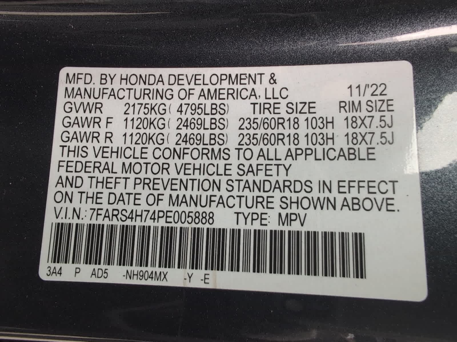 used 2023 Honda CR-V car, priced at $29,443