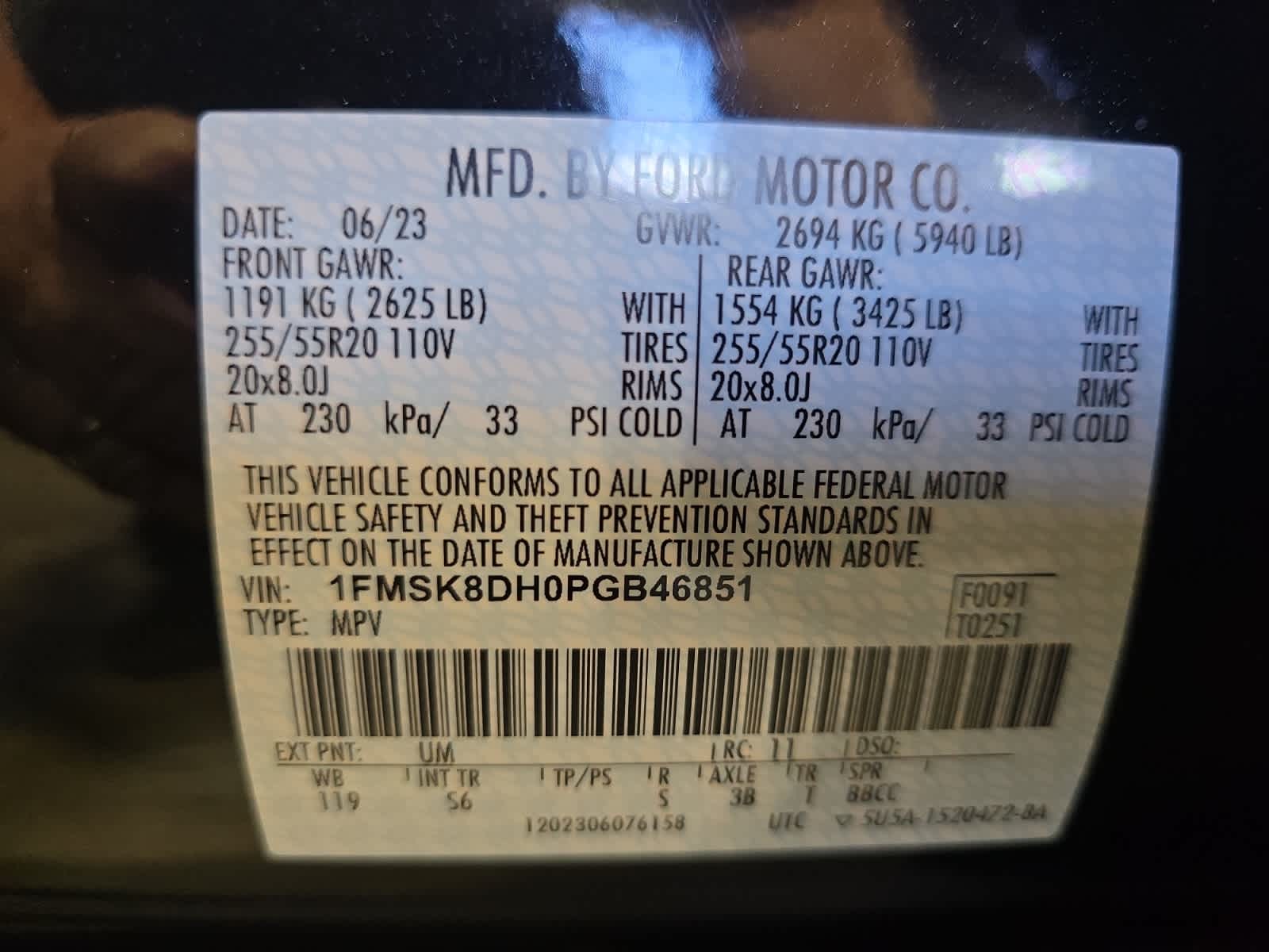 used 2023 Ford Explorer car, priced at $36,343