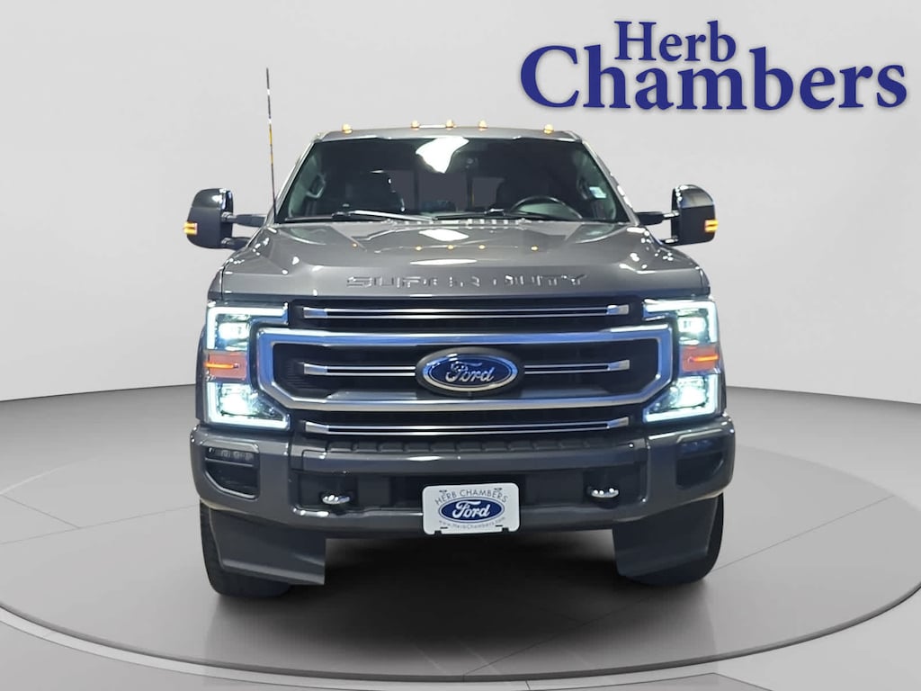 Used 2021 Ford F-250 Platinum 4WD Crew Cab 6.75 Box Truck Crew Cab