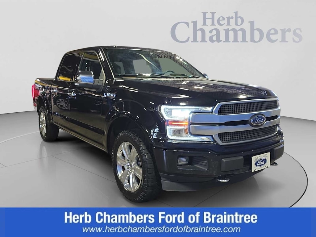 Used 2020 Ford F-150 Platinum 4WD Supercrew 5.5 Box Truck SuperCrew Cab