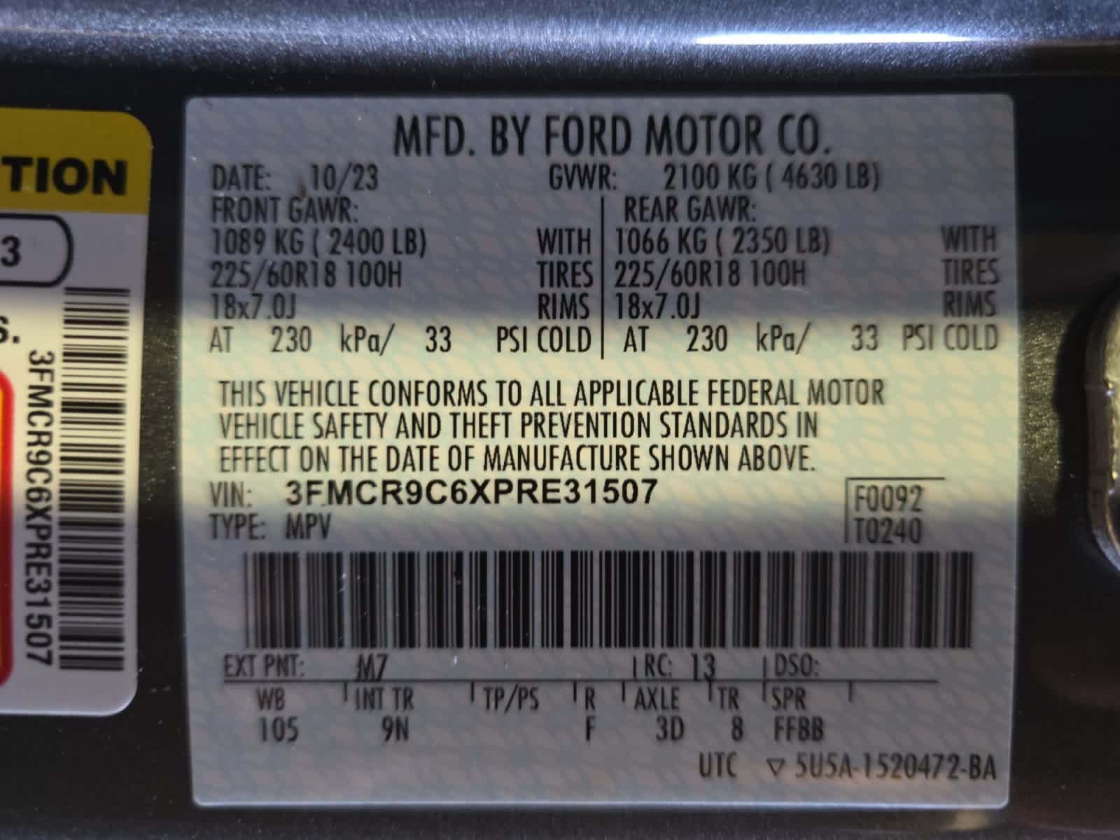 used 2023 Ford Bronco Sport car, priced at $30,346