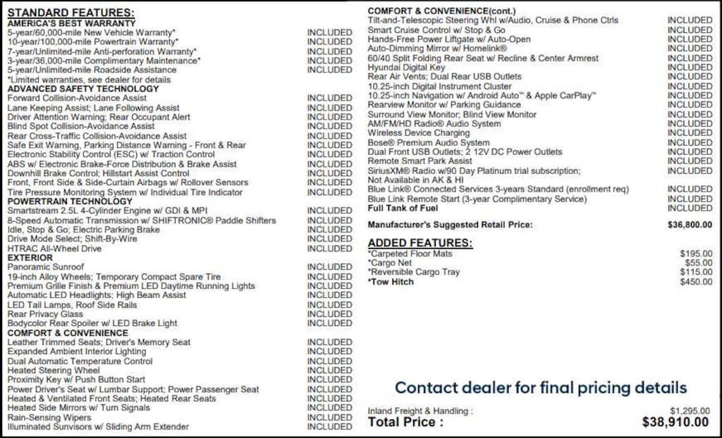 Used 2022 Hyundai Tucson Limited SUV