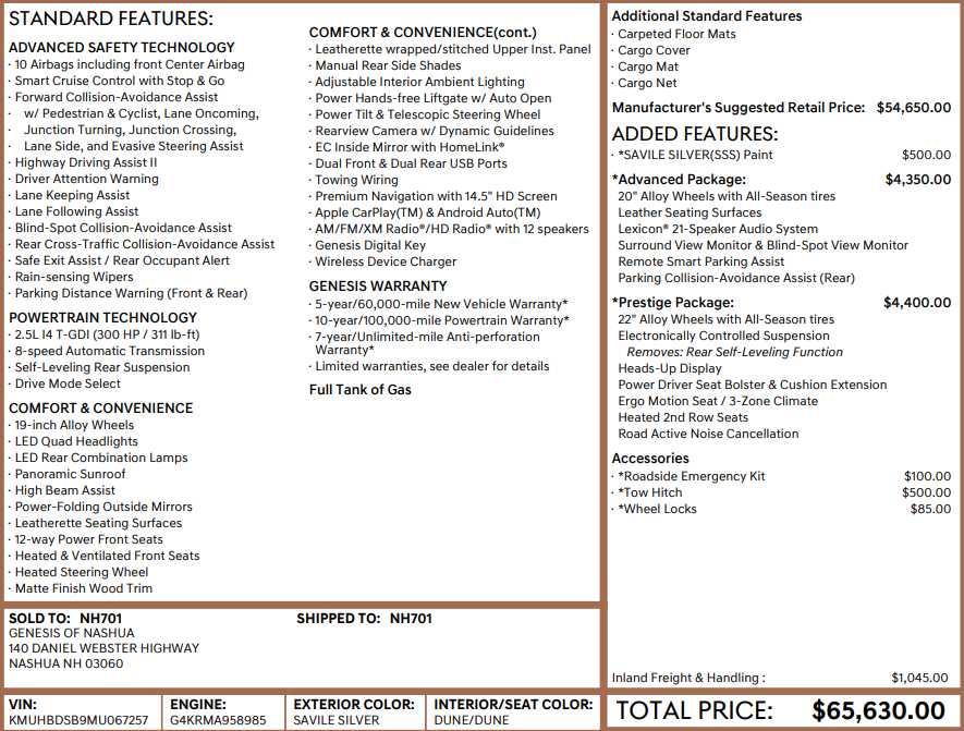 used 2021 Genesis GV80 car, priced at $29,187