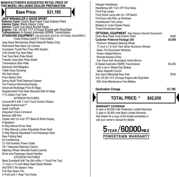 used 2023 Jeep Wrangler car, priced at $27,387