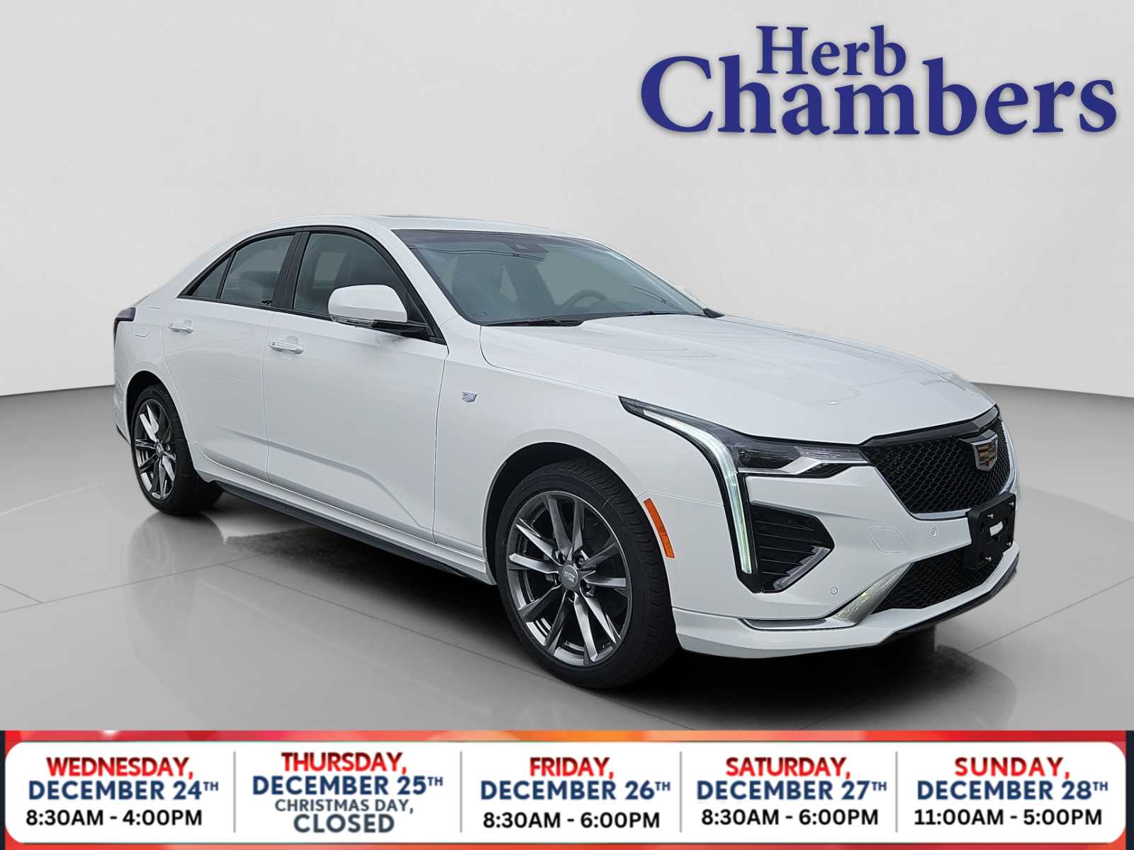 new 2026 Cadillac CT4 car, priced at $49,745