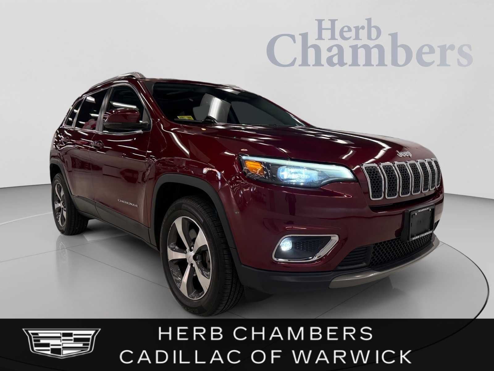 Used 2019 Jeep Cherokee Limited V6 4WD w/ Full Sunroof SUV