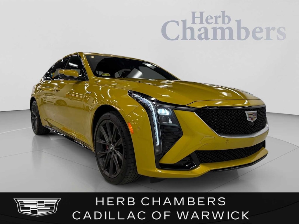 Used 2025 CADILLAC CT5-V V-Series AWD w/ Technology Package & Ultraview Sunroof Sedan