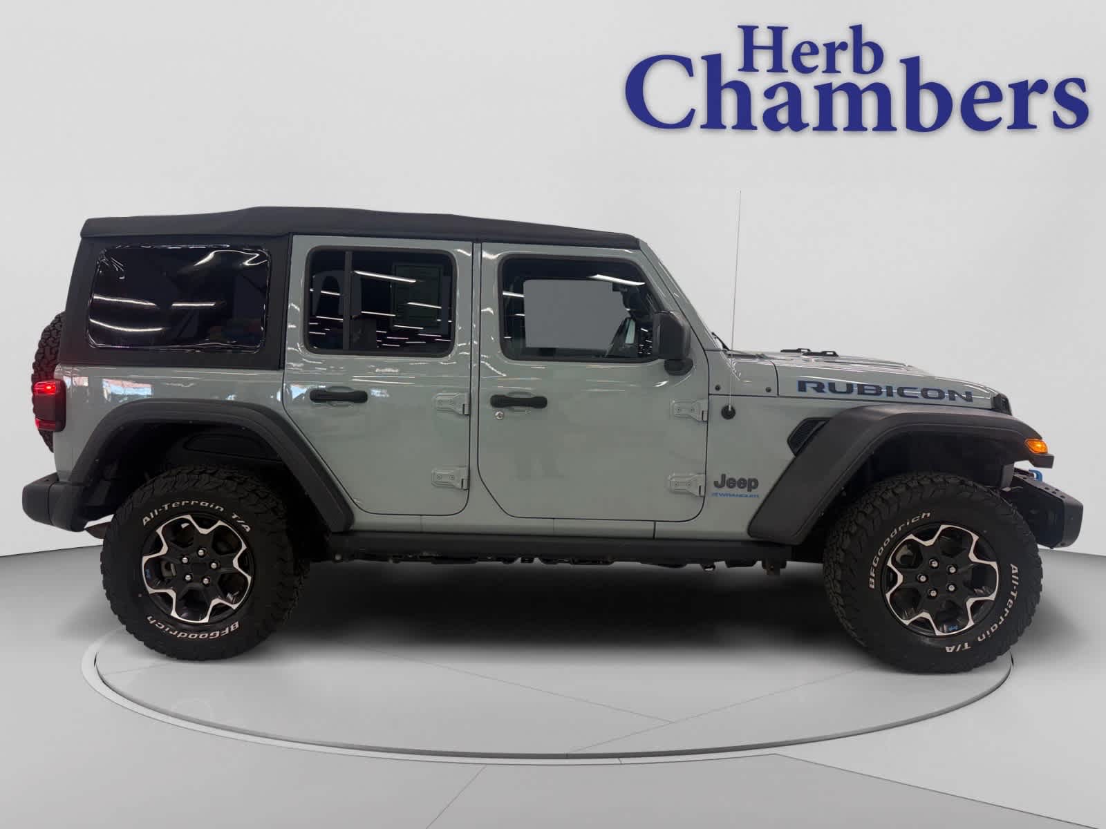 Used 2023 Jeep Wrangler 4xe Rubicon 4XE with VIN 1C4JJXR64PW620911 for sale in Warwick, RI