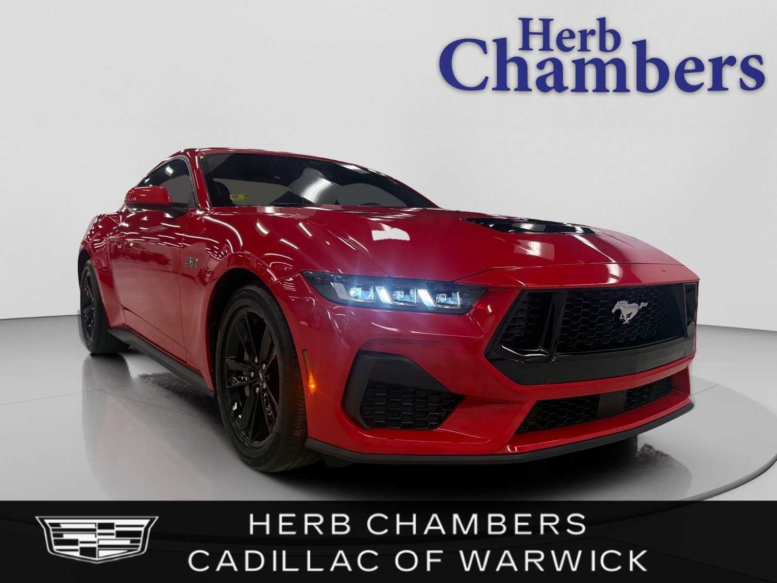 Red 2024 Ford Mustang GT Fastback RWD Coupe Rear-Wheel Drive Manual