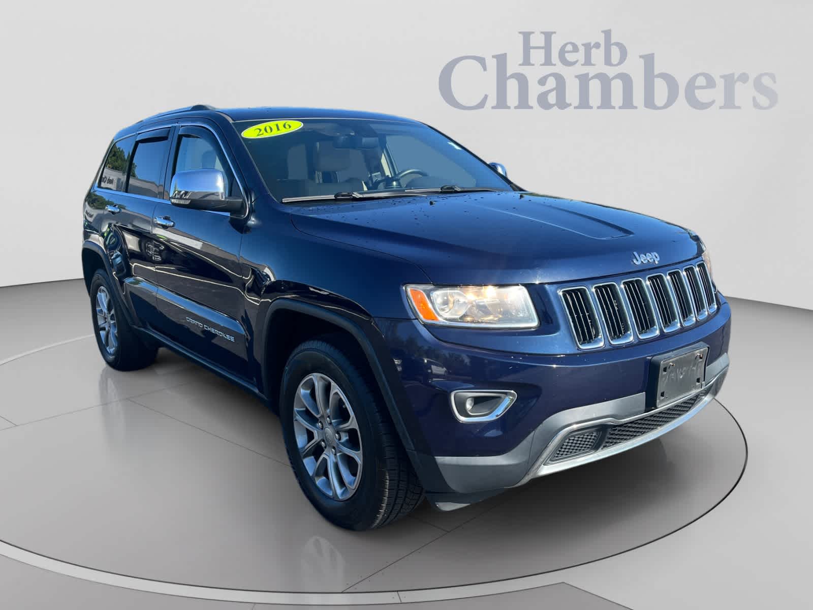 True Blue Pearlcoat 2016 Jeep Grand Cherokee SUV / Crossover Four-Wheel Drive Automatic