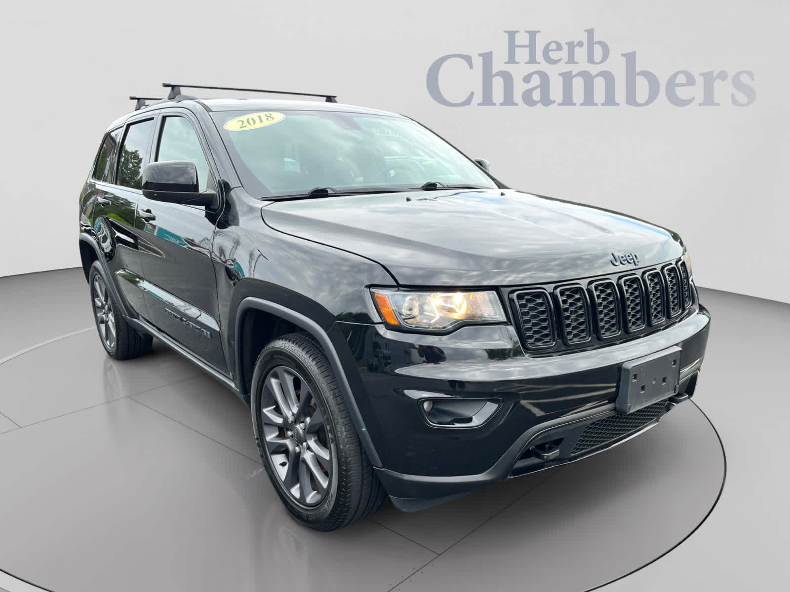 Diamond Black Crystal Pearlcoat 2018 Jeep Grand Cherokee SUV / Crossover Four-Wheel Drive Automatic