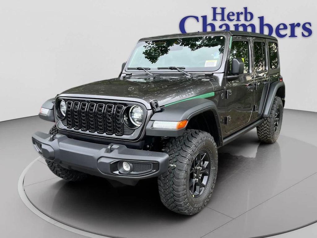 New 2025 Jeep Wrangler 4-DOOR WILLYS Sport Utility
