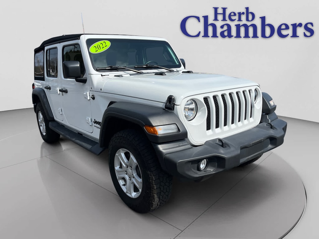Certified 2022 Jeep Wrangler Unlimited Sport S SUV