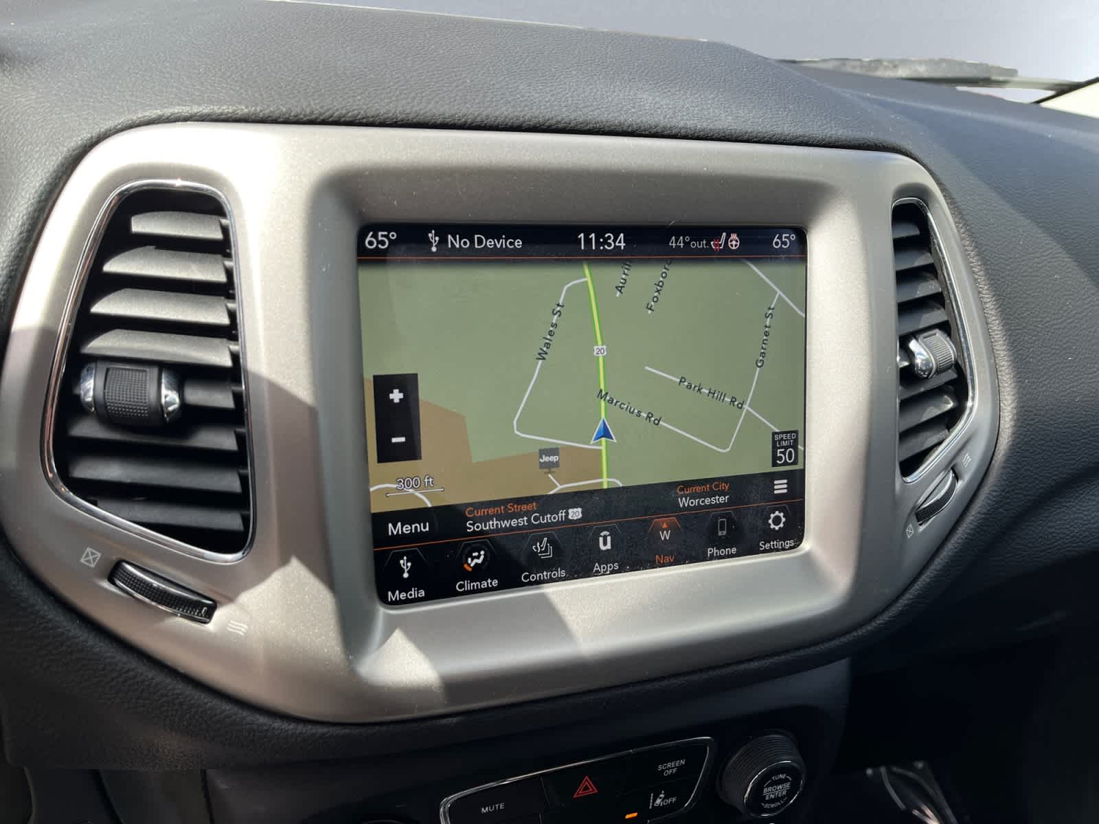 used 2020 Jeep Compass car, priced at $15,321