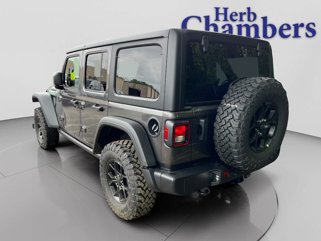 New 2025 Jeep Wrangler 4-DOOR WILLYS Sport Utility