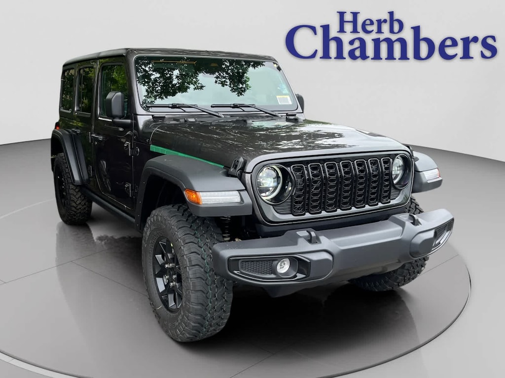 New 2025 Jeep Wrangler 4-DOOR WILLYS Sport Utility