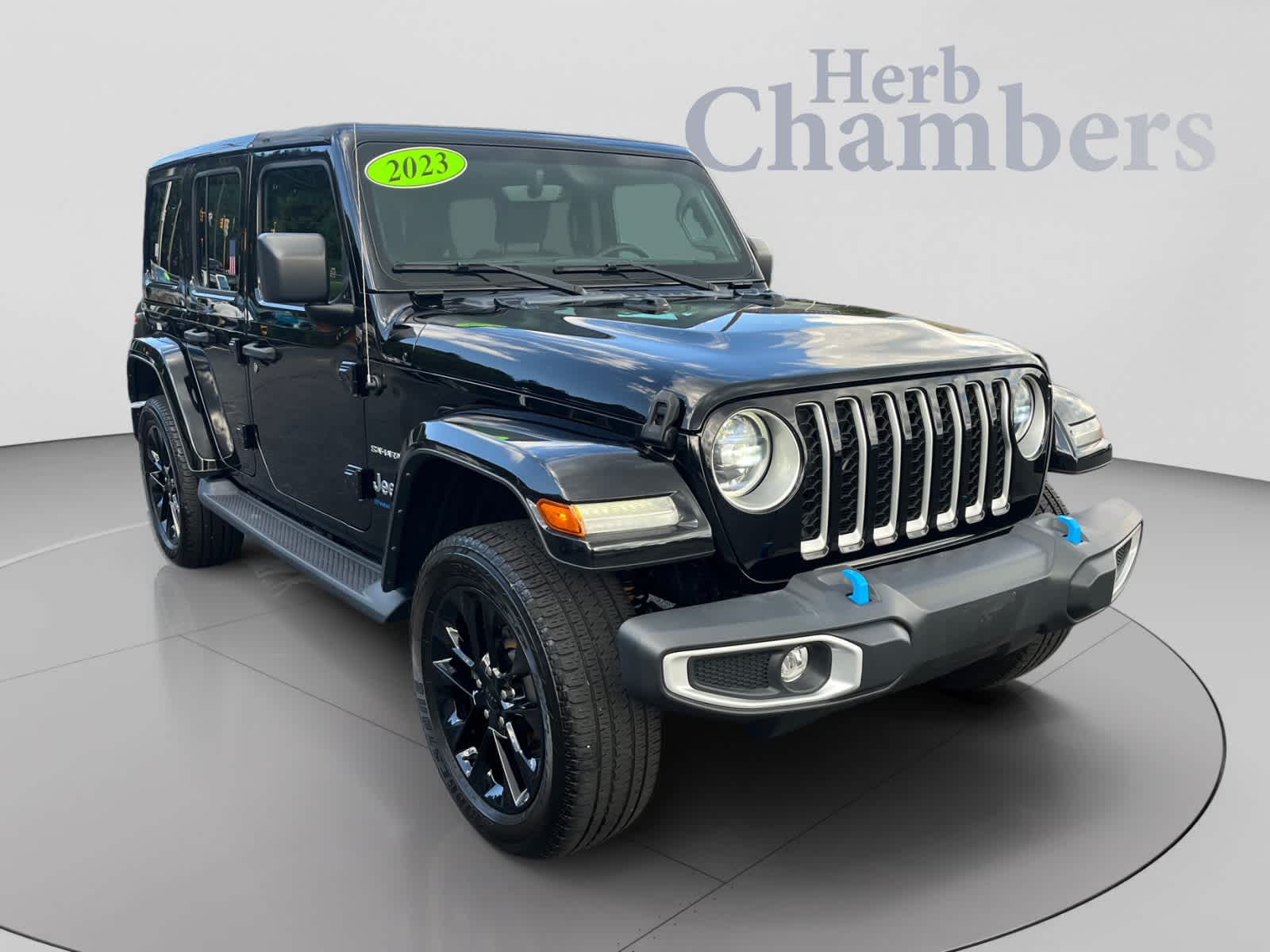 Black Clearcoat 2023 Jeep Wrangler 4xe SUV / Crossover Four-Wheel Drive Automatic