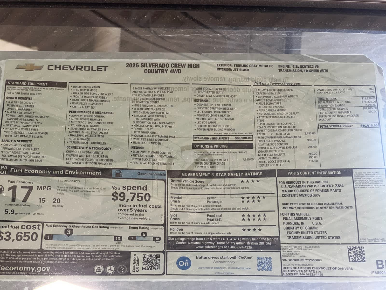 2026 Chevrolet Silverado 1500 High Country - Photo 13