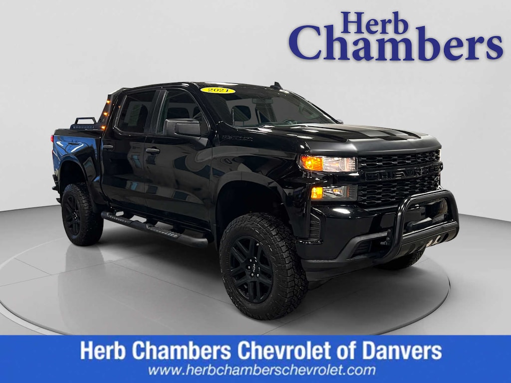 Used 2021 Chevrolet Silverado 1500 Custom Truck Crew Cab