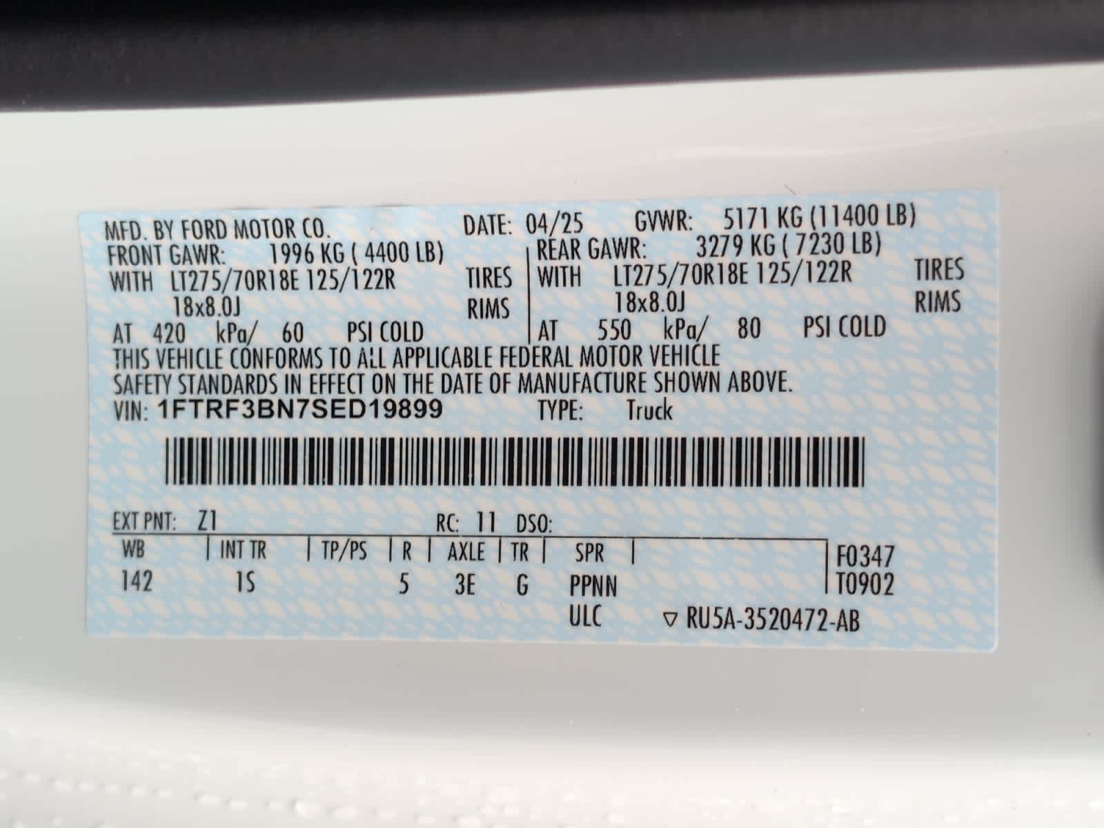 new 2025 Ford Super Duty F-350 SRW car, priced at $55,205