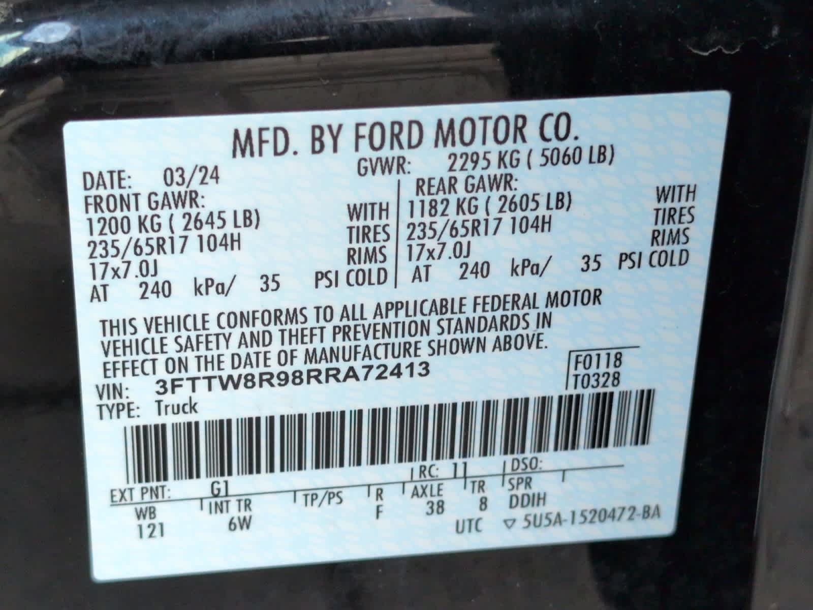 used 2024 Ford Maverick car