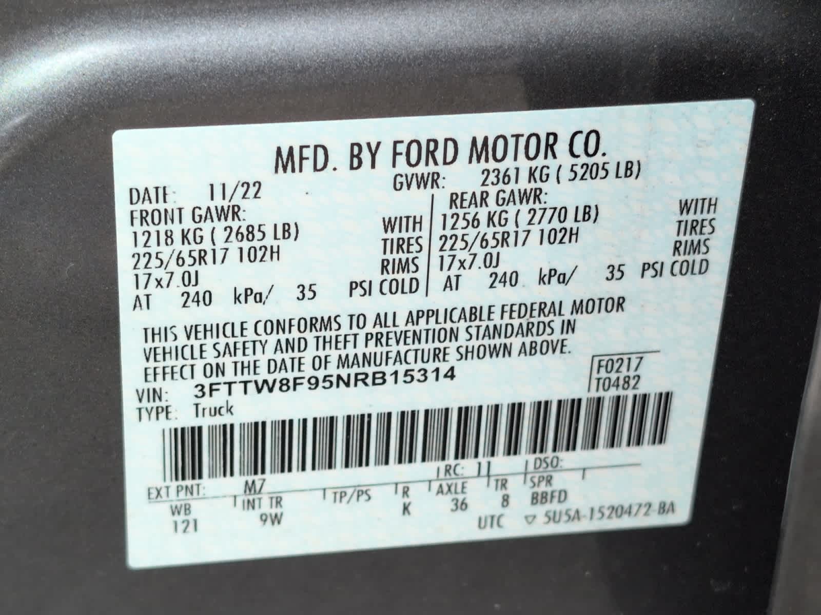 used 2022 Ford Maverick car, priced at $25,497