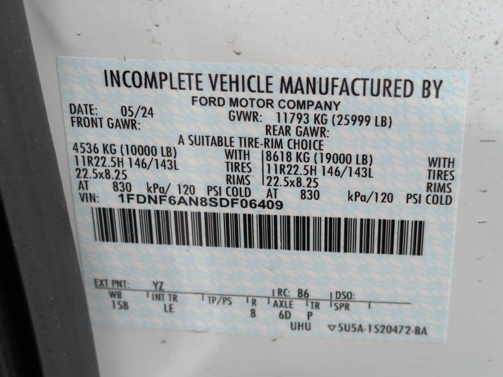 new 2025 Ford F-650 Straight Frame Gas car, priced at $112,200