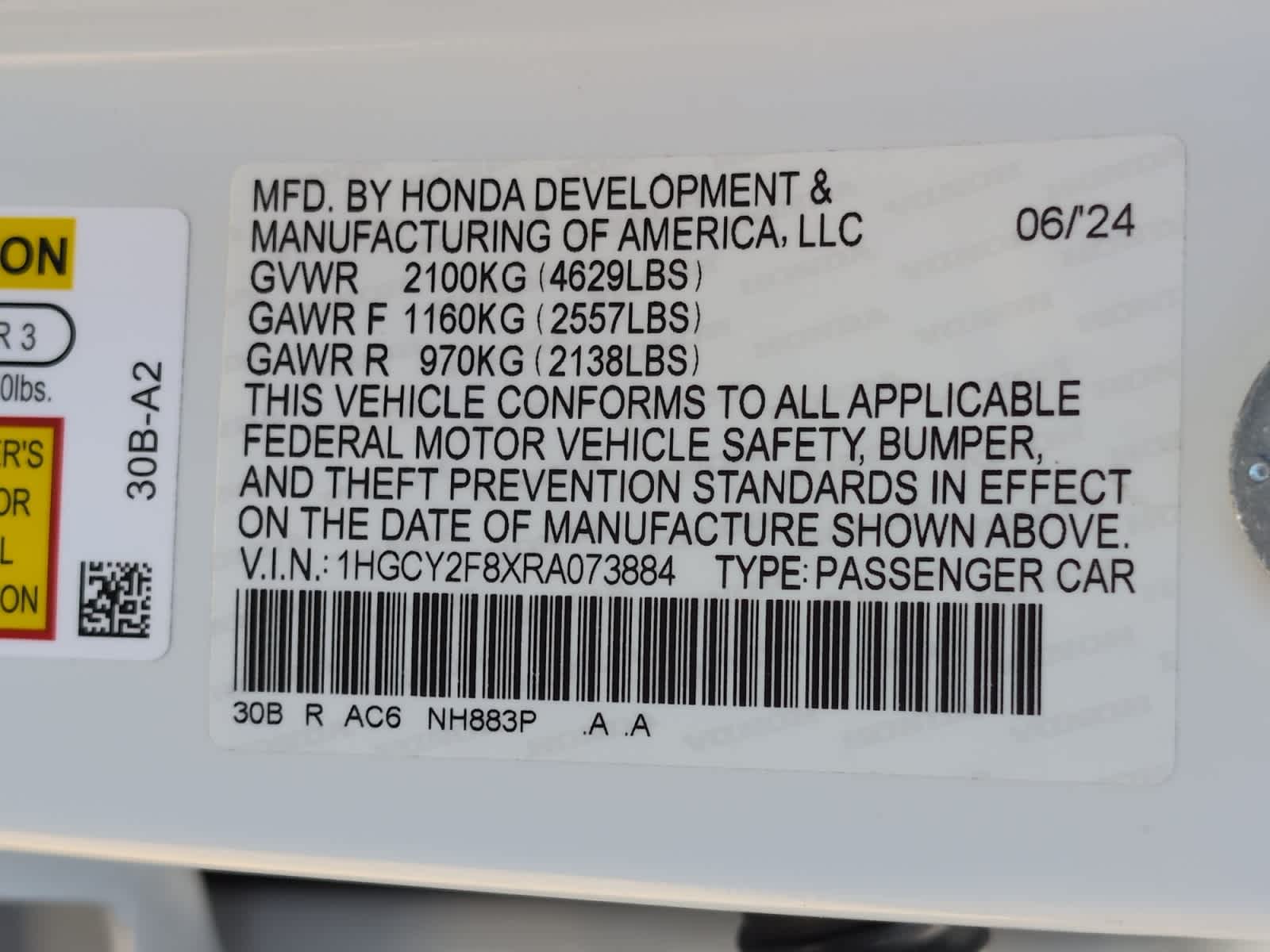 used 2024 Honda Accord Hybrid car, priced at $32,997