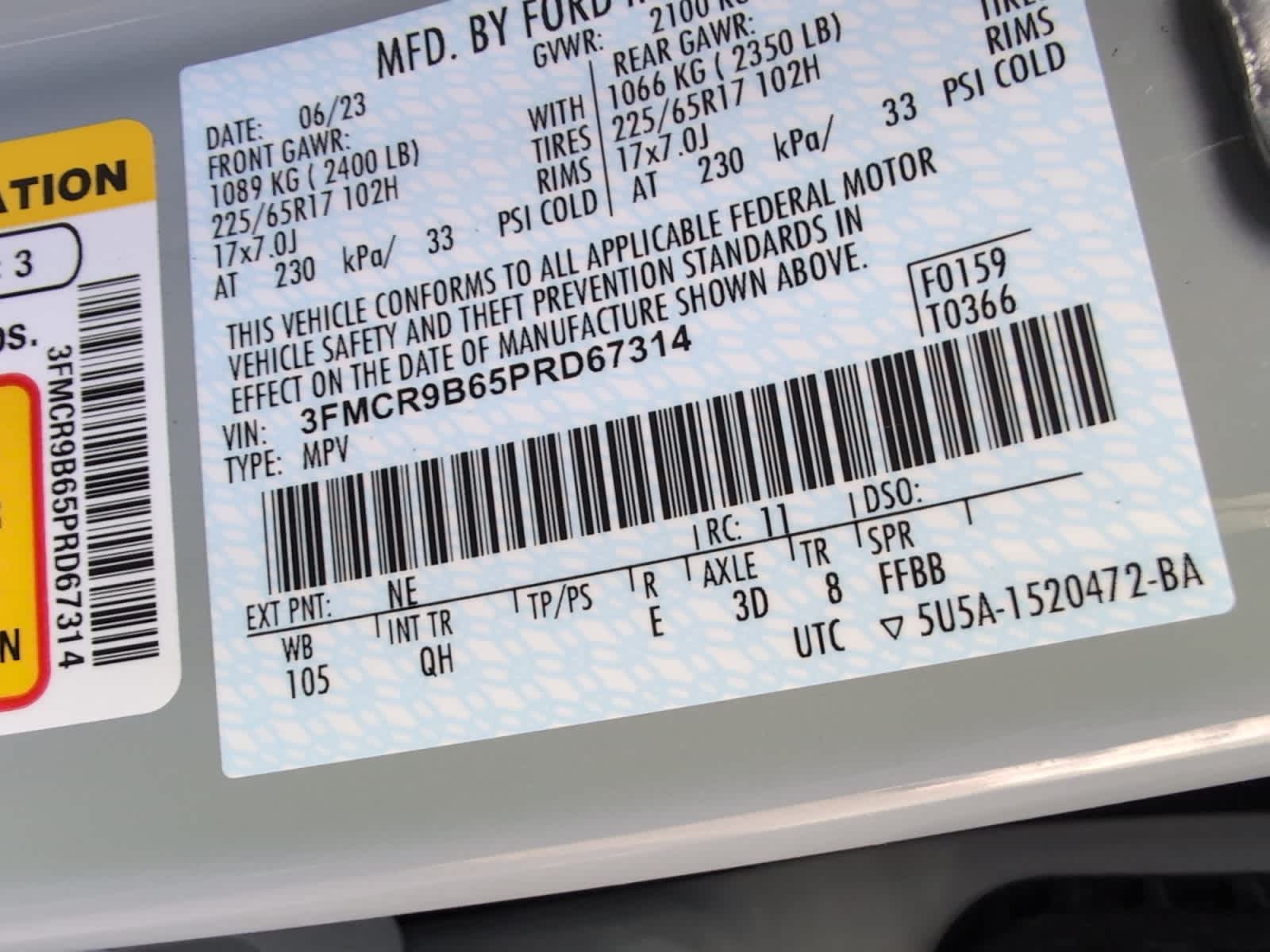 used 2023 Ford Bronco Sport car, priced at $26,497