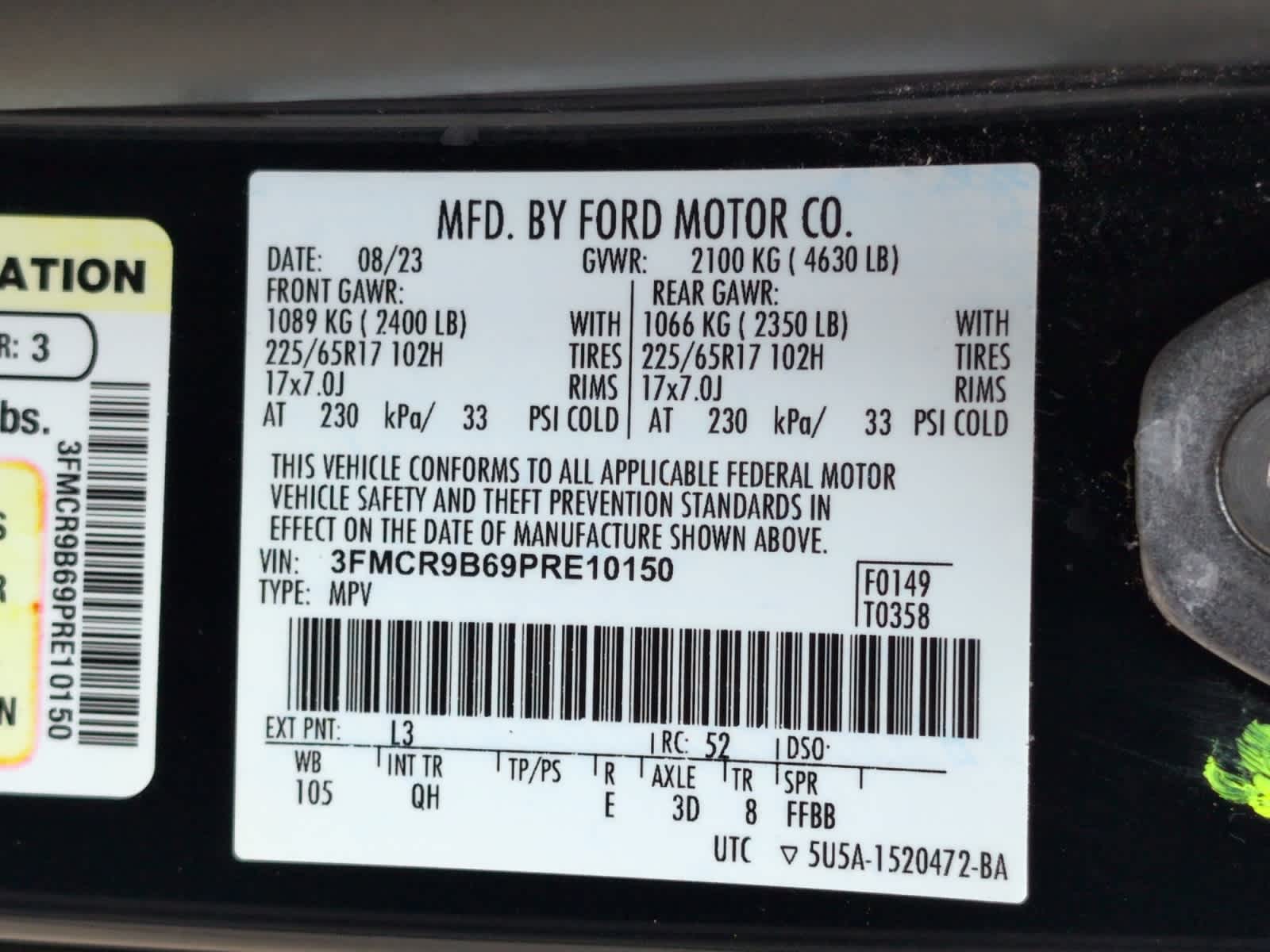 used 2023 Ford Bronco Sport car, priced at $26,497