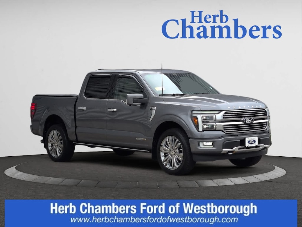 Used 2024 Ford F-150 Platinum 4WD Supercrew 5.5 Box Truck SuperCrew Cab