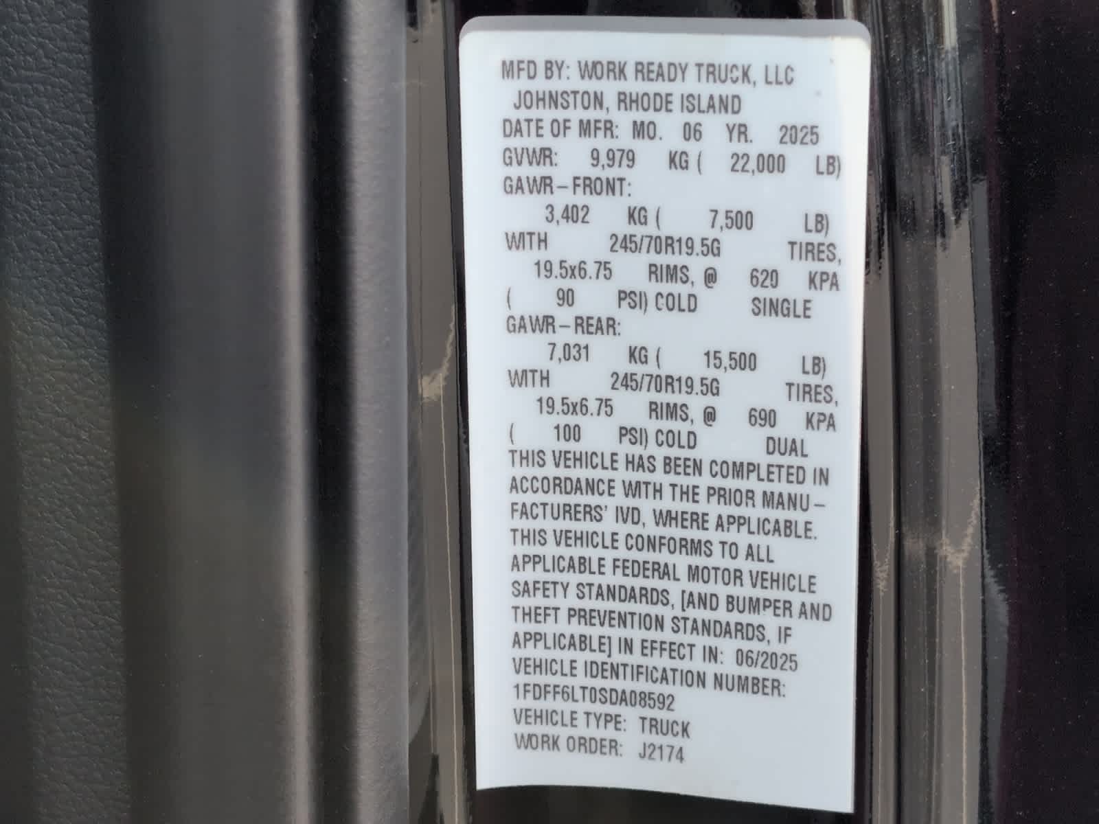 new 2025 Ford Super Duty F-600 DRW car, priced at $115,015