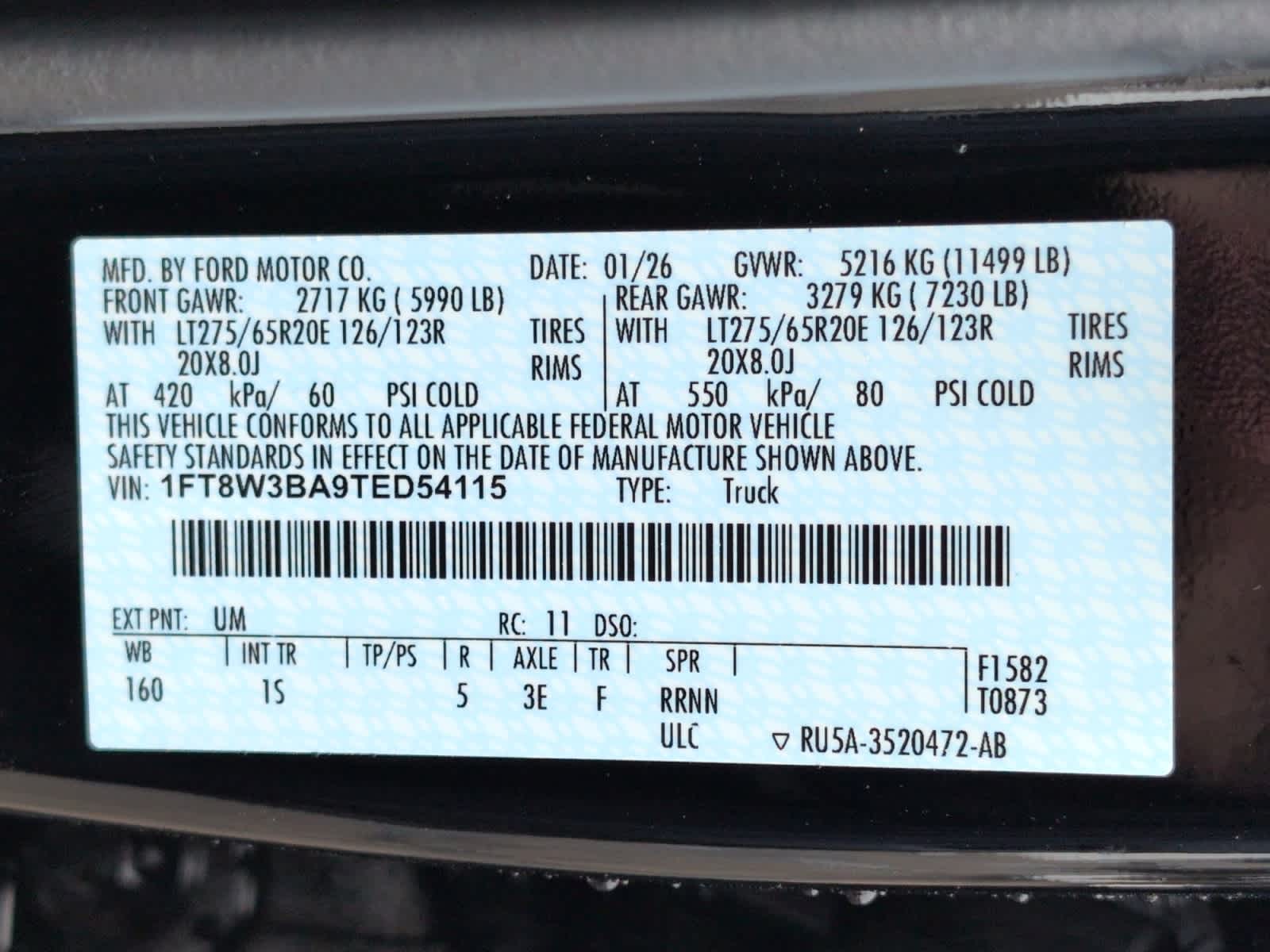 new 2026 Ford Super Duty F-350 SRW car, priced at $61,984