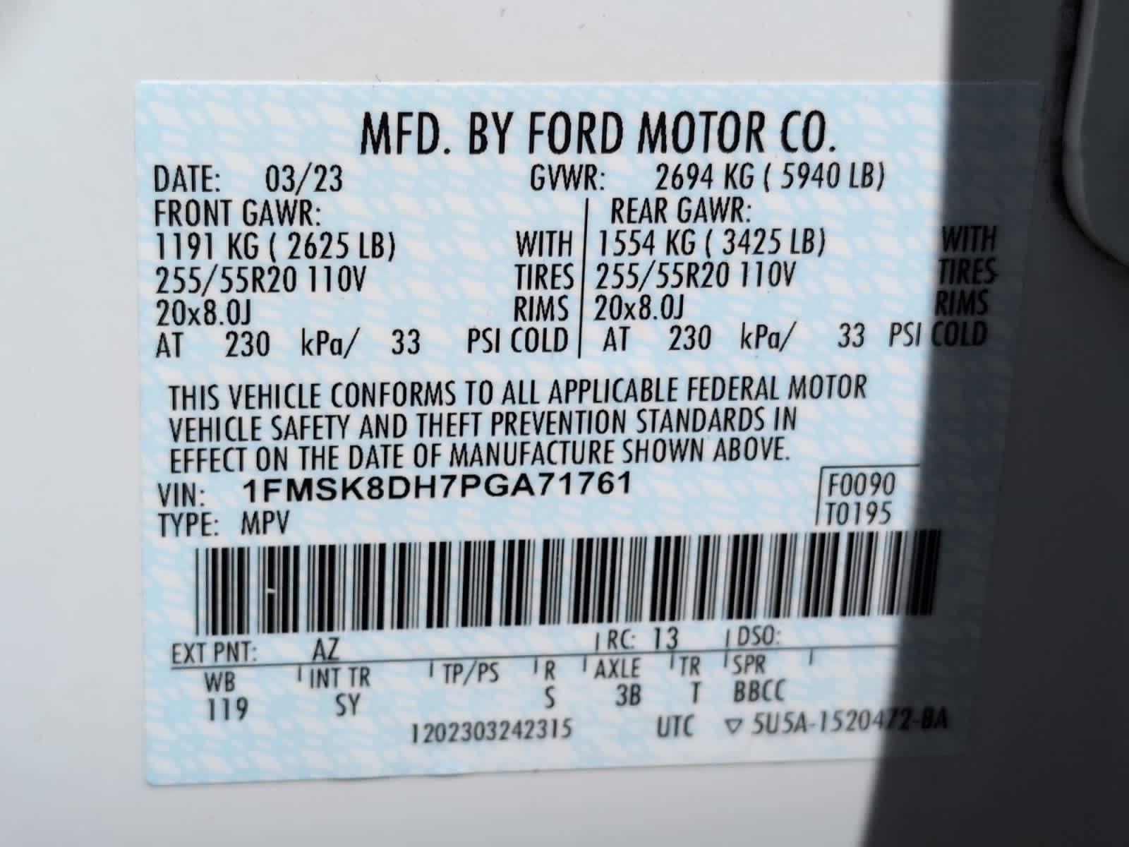 used 2023 Ford Explorer car, priced at $35,997