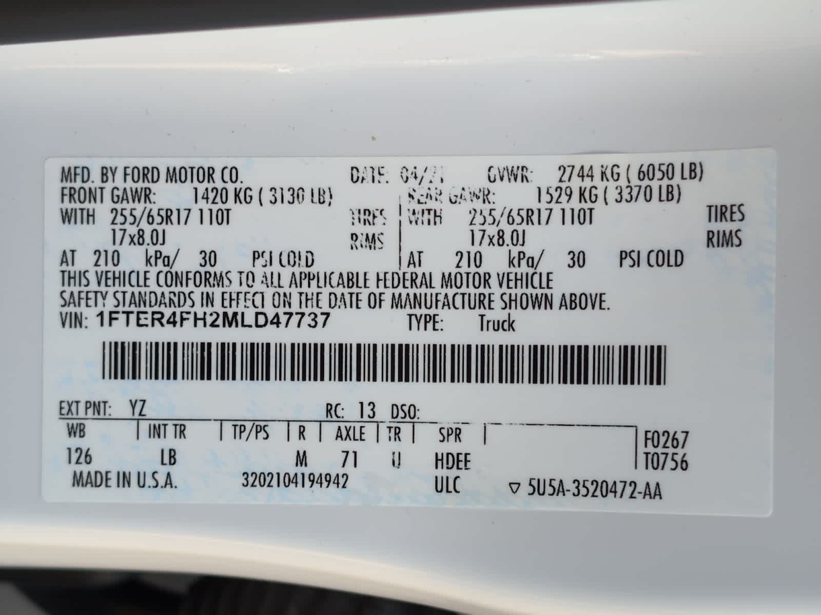 used 2021 Ford Ranger car, priced at $26,497