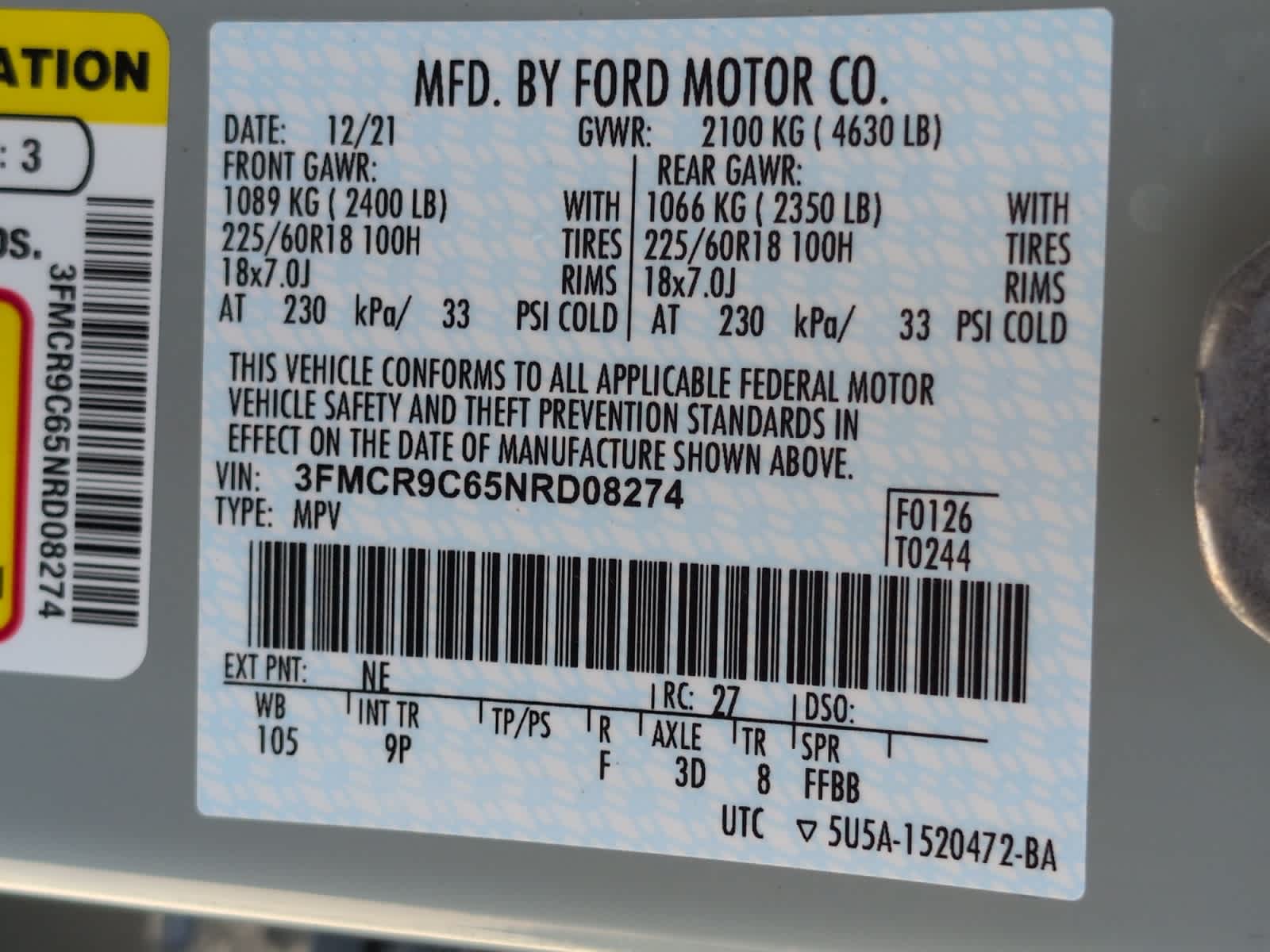 used 2022 Ford Bronco Sport car, priced at $24,497