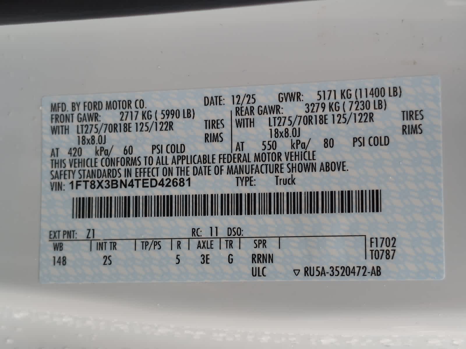 new 2026 Ford Super Duty F-350 SRW car, priced at $60,303